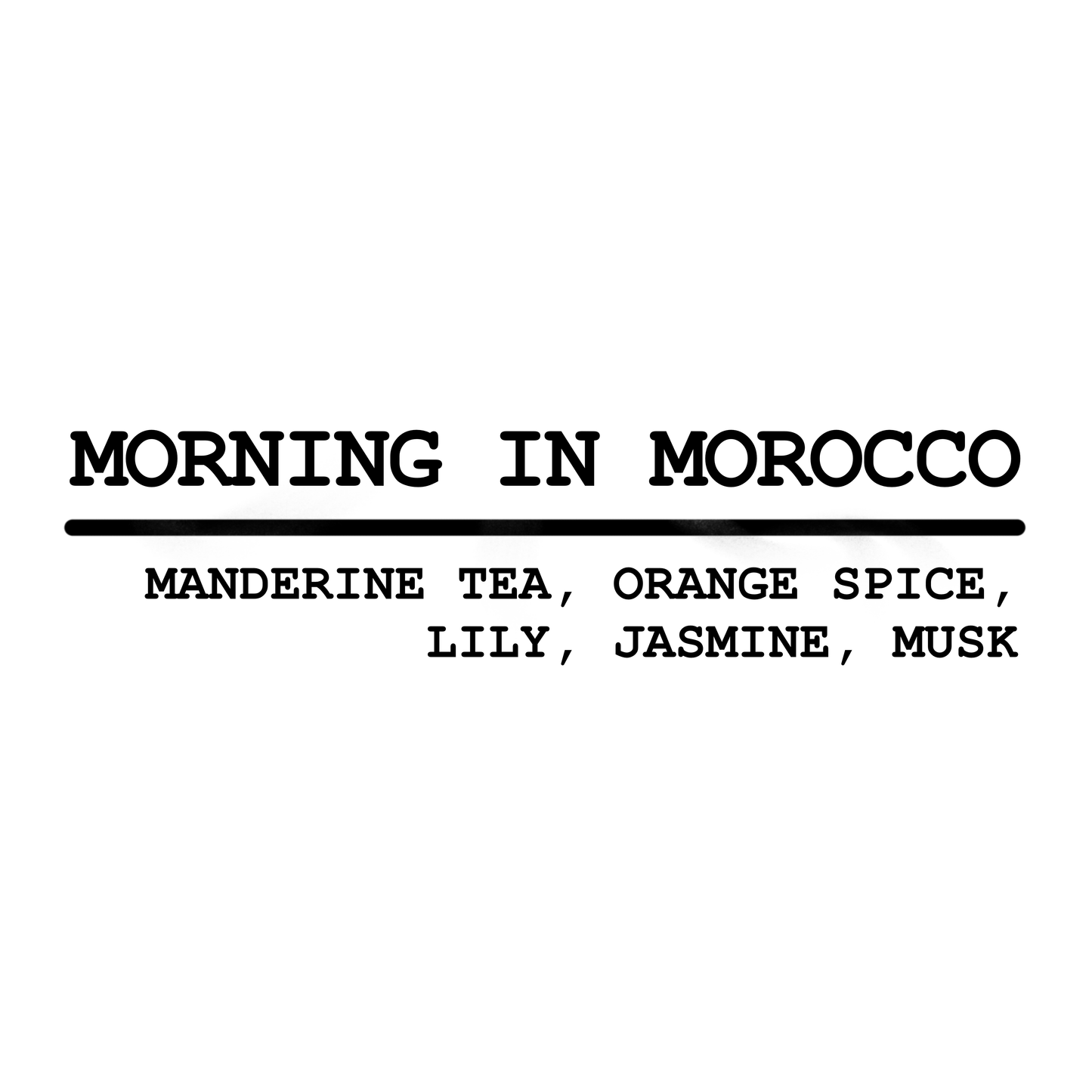 MORNING IN MOROCCO
